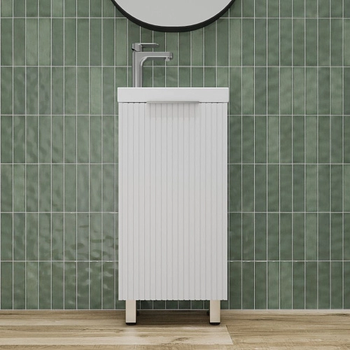 Тумба под раковину Style Line СОЛО 40 ЛС-00002428 напольная, универсальная белый Софт Тумба под раковину Style Line СОЛО 40 ЛС-00002428 напольная, универсальная белый Софт