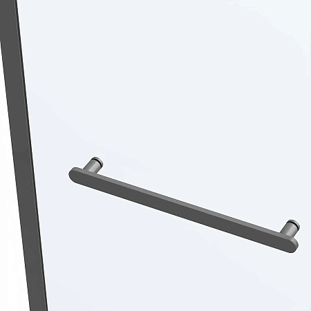 Душевая дверь Vincea Como Soft VDS-1CS110CLGM, 1100, вороненая сталь, стекло прозрачное