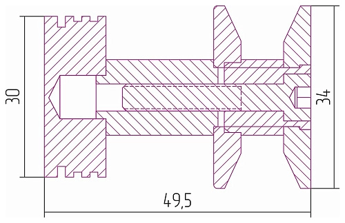 Крючок Сунержа КАНЬОН 50-2010-0003 Флок бронза Крючок Сунержа КАНЬОН 50-2010-0003 Флок бронза