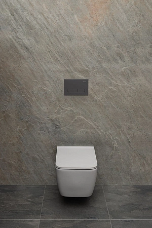 Унитаз подвесной Allen Brau Liberty 4.33007.AN с крышкой, антрацит