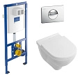 Комплект унитаз с инсталляцией и клавишей смыва Villeroy & Boch O.Novo 5660D201 (5660 D2 01) Комплект унитаз с инсталляцией и клавишей смыва Villeroy & Boch O.Novo 5660D201 (5660 D2 01)
