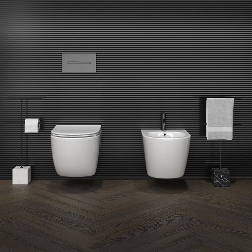 Биде подвесное Ceramica Nova FORMA CN3010 Биде подвесное Ceramica Nova FORMA CN3010