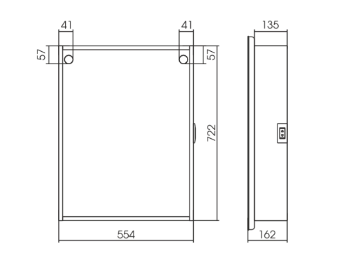 Зеркальный шкаф Silver mirrors Фиджи 50 с часами и сменой цвета (LED-00002361) Зеркальный шкаф Silver mirrors Фиджи 50 с часами и сменой цвета (LED-00002361)