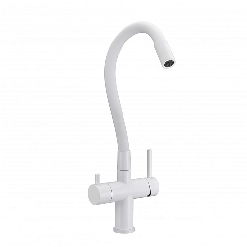 Смеситель для кухни Milacio Ultra 560 (MCU.560.WH) под фильтр, белый матовый Смеситель для кухни Milacio Ultra 560 (MCU.560.WH) под фильтр, белый матовый