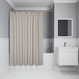 Штора для ванны IDDIS (DL02P18i11) 200х180 см, полиэстер бежевый Штора для ванны IDDIS (DL02P18i11) 200х180 см, полиэстер бежевый