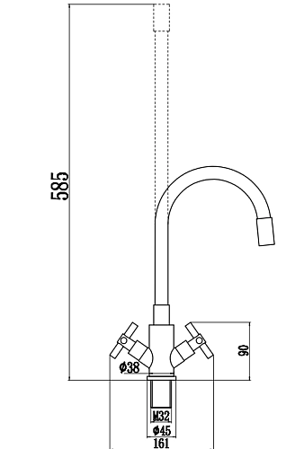 Смеситель для кухни Fmark (FS8442-04) Смеситель для кухни Fmark (FS8442-04)