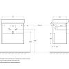 Тумба под раковину BelBagno NEON-600-1C-SO-RS подвесная 572x346 Rovere Scuro Тумба под раковину BelBagno NEON-600-1C-SO-RS подвесная 572x346 Rovere Scuro