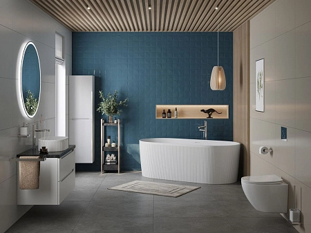 Ванна отдельностоящая BelBagno BB411-1700-800-MATT белая матовая 1700x800 акриловая