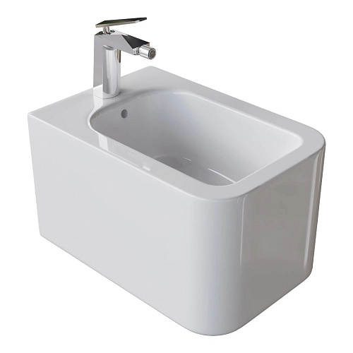 Биде подвесное Boheme Mane 970-BDT-W белый глянец Биде подвесное Boheme Mane 970-BDT-W белый глянец