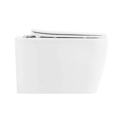 Унитаз подвесной BelBagno VENETO BB132CHR/BB132SC безободковый с сиденьем Унитаз подвесной BelBagno VENETO BB132CHR/BB132SC безободковый с сиденьем