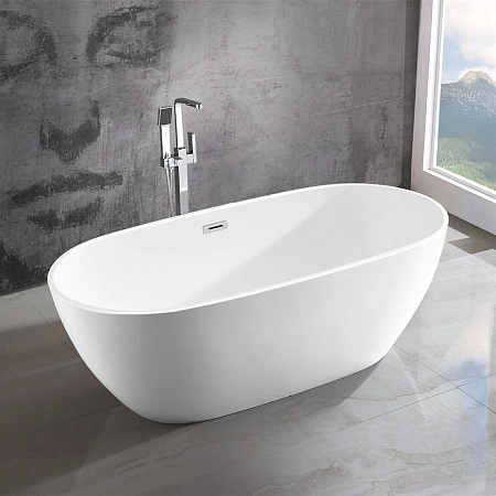 Акриловая ванна Vincea VBT-408-1600, 1600x815x580 белая