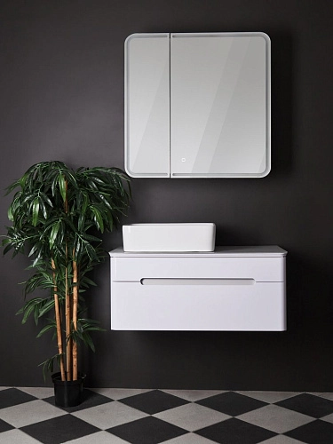 Зеркальный шкаф SILVER MIRRORS Alliance 805х800 (LED-00002516) Зеркальный шкаф SILVER MIRRORS Alliance 805х800 (LED-00002516)