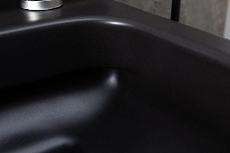 Унитаз подвесной Allen Brau Priority 4.31001.31 с крышкой, черный матовый