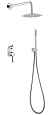 Душевая система Boheme Uno 464-WCR White Chrome Душевая система Boheme Uno 464-WCR White Chrome