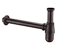 Сифон для раковины WasserKRAFT A095 темная бронза Сифон для раковины WasserKRAFT A095 темная бронза