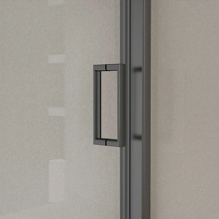 Душевая дверь Vincea City VDS-5CT120CLGM, 1200, вороненая сталь, стекло прозрачное