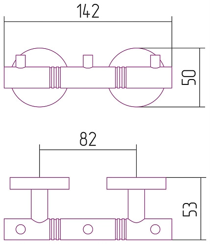 Крючок Сунержа Каньон - 3 крючка / L 142 03-3000-1003 Золото Крючок Сунержа Каньон - 3 крючка / L 142 03-3000-1003 Золото