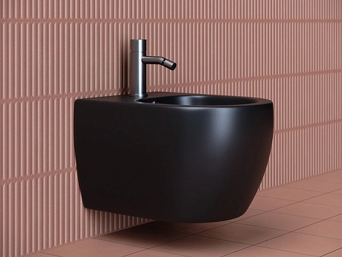Биде подвесное Ceramica Nova PLAY CN3002MB черный матовый Биде подвесное Ceramica Nova PLAY CN3002MB черный матовый