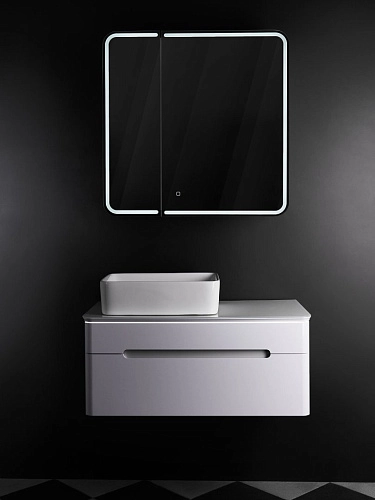 Зеркальный шкаф SILVER MIRRORS Alliance 805х800 (LED-00002516) Зеркальный шкаф SILVER MIRRORS Alliance 805х800 (LED-00002516)