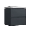 Тумба под раковину Style Line Манхэттен 60 см ЛС-00002366 подвесная, графит Тумба под раковину Style Line Манхэттен 60 см ЛС-00002366 подвесная, графит