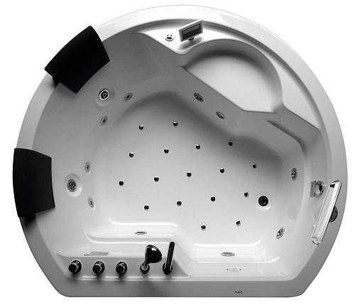 Акриловая ванна Gemy G9063 O 183x162 универсальная, гидромассажная Акриловая ванна Gemy G9063 O 183x162 универсальная, гидромассажная