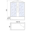 Душевая кабина River WISLA 170/80/50 МТ 10000000148 Душевая кабина River WISLA 170/80/50 МТ 10000000148