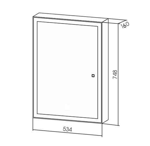 Зеркальный шкаф Silver mirrors Киото Flip 50 (LED-00002473) Зеркальный шкаф Silver mirrors Киото Flip 50 (LED-00002473)