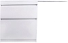 Тумба под раковину Style Line Даллас 150 2 ящика Люкс белая PLUS СС-00002303