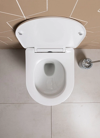 Унитаз подвесной Aquanet Atago 3.0 Tornado 00348006 с сиденьем, белый