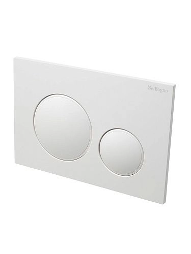 Клавиша смыва BelBagno BB-17C-BL белый глянец Клавиша смыва BelBagno BB-17C-BL белый глянец