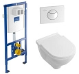 Комплект унитаз с инсталляцией и клавишей смыва Villeroy & Boch O.Novo 5660D301 (5660 D3 01) Комплект унитаз с инсталляцией и клавишей смыва Villeroy & Boch O.Novo 5660D301 (5660 D3 01)