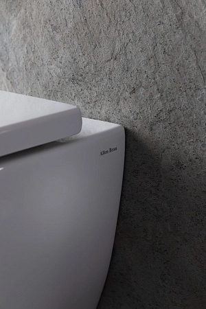 Унитаз подвесной Allen Brau Infinity 4.21004.20 с крышкой, белый глянец