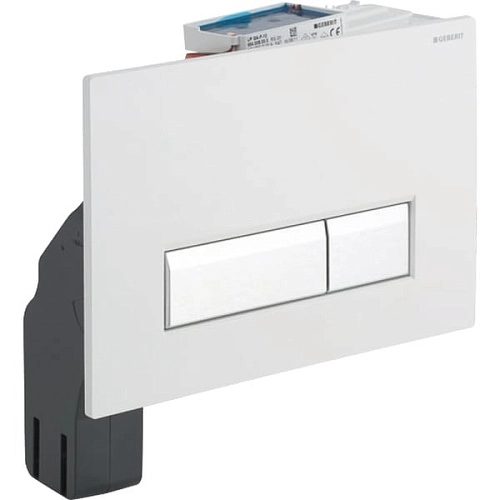 Клавиша смыва Geberit 115.600.SI.1 Sigma40, со встроенной системой удаления запаха, металл, цвет б Клавиша смыва Geberit 115.600.SI.1 Sigma40, со встроенной системой удаления запаха, металл, цвет б