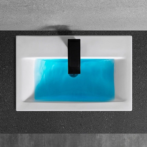 Раковина CeramaLux 9393-60 врезная, белый Раковина CeramaLux 9393-60 врезная, белый