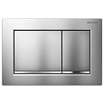 Клавиша смыва Geberit 115.080.KN.1 Omega30 пластик, хром матовый/хром глянцевый Клавиша смыва Geberit 115.080.KN.1 Omega30 пластик, хром матовый/хром глянцевый