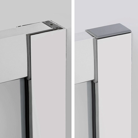 Душевая дверь WasserKRAFT Lippe 45S08 хром