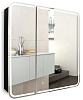 Зеркальный шкаф SILVER MIRRORS 805x800 Alliance - BLACK (LED-00002611)