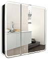 Зеркальный шкаф SILVER MIRRORS 805x800 Alliance - BLACK (LED-00002611) Зеркальный шкаф SILVER MIRRORS 805x800 Alliance - BLACK (LED-00002611)