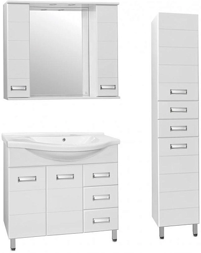 Зеркальный шкаф Style Line Ирис 900/С Зеркальный шкаф Style Line Ирис 900/С