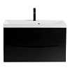 Тумба под раковину BelBagno MARINO-1000-2C-SO-NL-P подвесная 1000x450 Nero Lucido Тумба под раковину BelBagno MARINO-1000-2C-SO-NL-P подвесная 1000x450 Nero Lucido