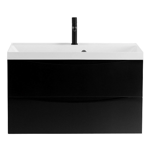 Тумба под раковину BelBagno MARINO-1000-2C-SO-NL-P подвесная 1000x450 Nero Lucido Тумба под раковину BelBagno MARINO-1000-2C-SO-NL-P подвесная 1000x450 Nero Lucido