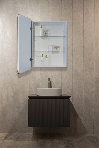 Зеркальный шкаф Silver mirrors Фиджи Flip 60 (LED-00002472) Зеркальный шкаф Silver mirrors Фиджи Flip 60 (LED-00002472)