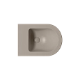 Биде подвесное GSI PURA серый беж матовый (8864105) Биде подвесное GSI PURA серый беж матовый (8864105)