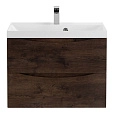 Тумба под раковину BelBagno MARINO-700-2C-SO-RW-P подвесная 700x450 Rovere Moro Тумба под раковину BelBagno MARINO-700-2C-SO-RW-P подвесная 700x450 Rovere Moro