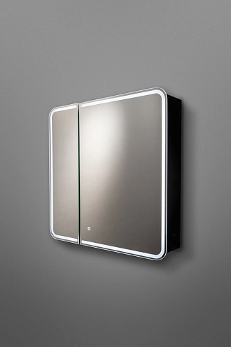 Зеркальный шкаф SILVER MIRRORS 805x800 Alliance - BLACK (LED-00002611) Зеркальный шкаф SILVER MIRRORS 805x800 Alliance - BLACK (LED-00002611)