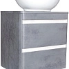 Тумба под раковину Style Line Атлантика 80, Люкс бетон темный, (2 ящ.), со столешницей МДФ, PLUS СС-00002283 Тумба под раковину Style Line Атлантика 80, Люкс бетон темный, (2 ящ.), со столешницей МДФ, PLUS СС-00002283