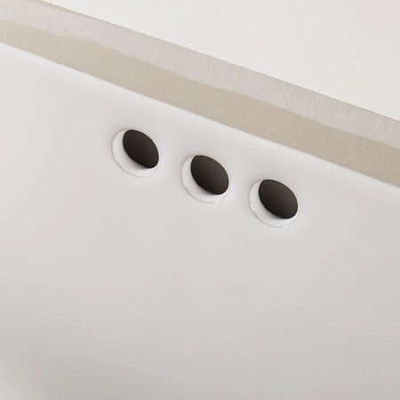 Раковина BelBagno BB1006 керамическая встраиваемая снизу 530x370 белый