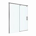 Душевая дверь BelBagno SOFT_CLOSE-1-BF-1-150-C-GM 150 см, профиль оружейная сталь, стекло прозрачное Душевая дверь BelBagno SOFT_CLOSE-1-BF-1-150-C-GM 150 см, профиль оружейная сталь, стекло прозрачное