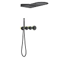 Душевая система Timo Saona SX-2350/03SM встраиваемая с термостатом черный Душевая система Timo Saona SX-2350/03SM встраиваемая с термостатом черный