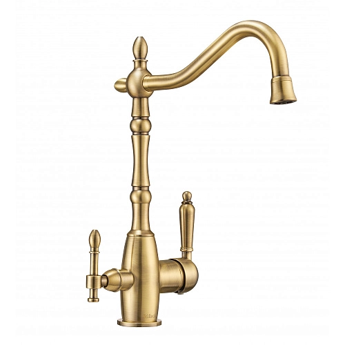 Смеситель для кухни Milacio ( MC.515.BR ) с подключением к фильтру, бронза Смеситель для кухни Milacio ( MC.515.BR ) с подключением к фильтру, бронза